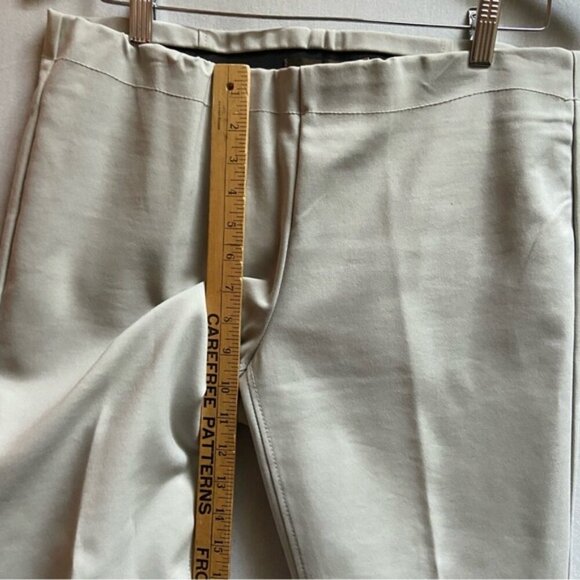 Crosby Springfield Slim Cream Coloured Pull On Cotton Trouser Pants Sz 10 - Picture 9 of 9